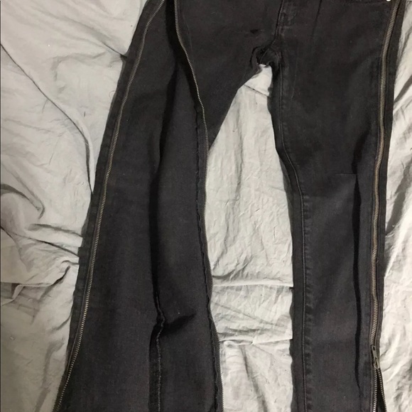 BNWT CURRENT ELLIOTT SIDE ZIP SLIM SKINNY JEANS - Picture 5 of 8